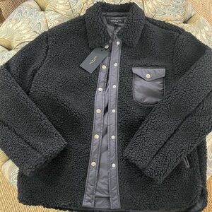 Rag & Bone Elliot Sherpa Shirt Jacket NWT Size Large